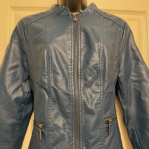 Faux leather jacket